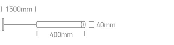 9W LED šviestuvas į magnetines sistemas MINI/MIDI/MAXI/P&P, juodas, 3000/3500/4000K, 48V, 38°, 42130B/B/V - Image 2