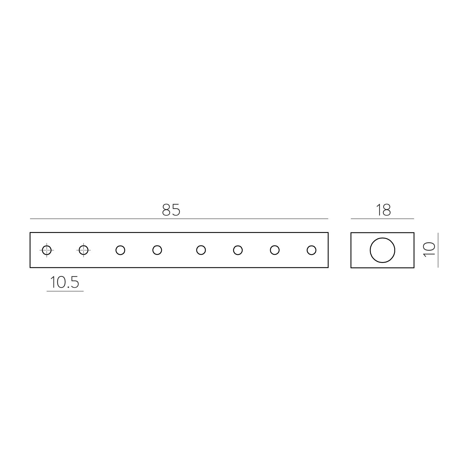EASY LINK sistemos bėgelio vidinis sujungimas, baltas, K1002345B - Image 3