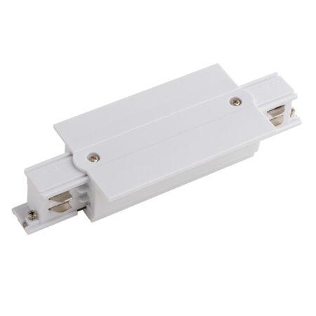 Įleidžiamo 3 fazių bėgelio tiesus elektrinis sujungimas TRACK, baltas