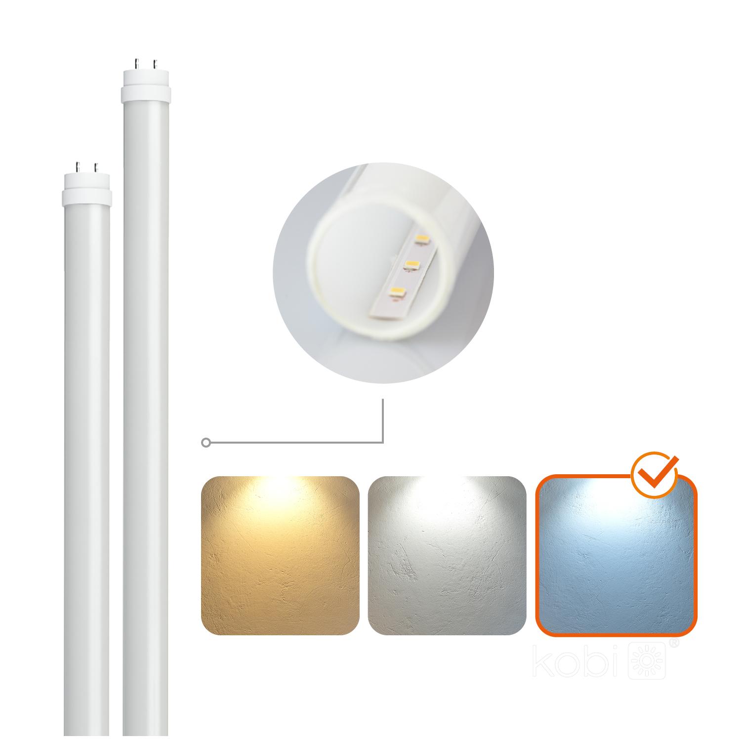 Linijinis šviestuvas G2, pilkas, su 2x LED T8 18W 120cm 6500K lempomis, IP65 - Image 3