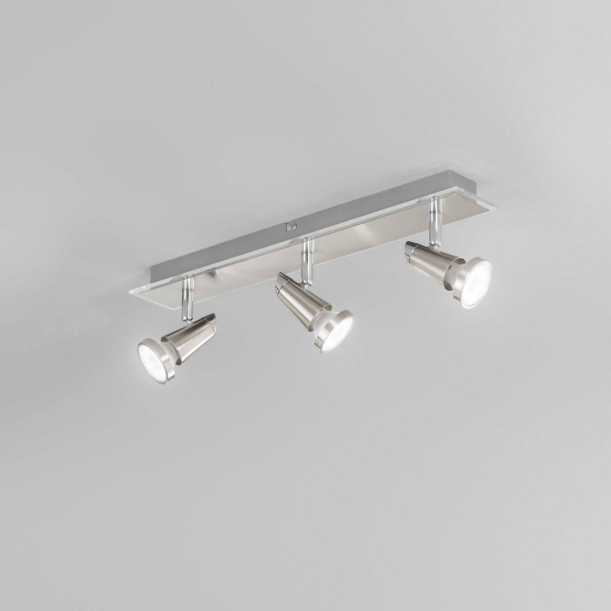 Paviršinis akcentinis šviestuvas MIAMI, nikelio sp., 3xGU10 - Image 2