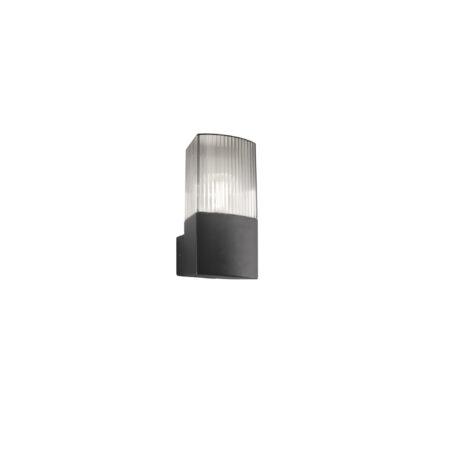 Sieninis fasado šviestuvas DARK, antracito sp., 1xE27, IP54