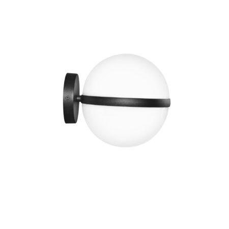 Sieninis fasado šviestuvas ORBIT, juodas, 1xE27, IP44