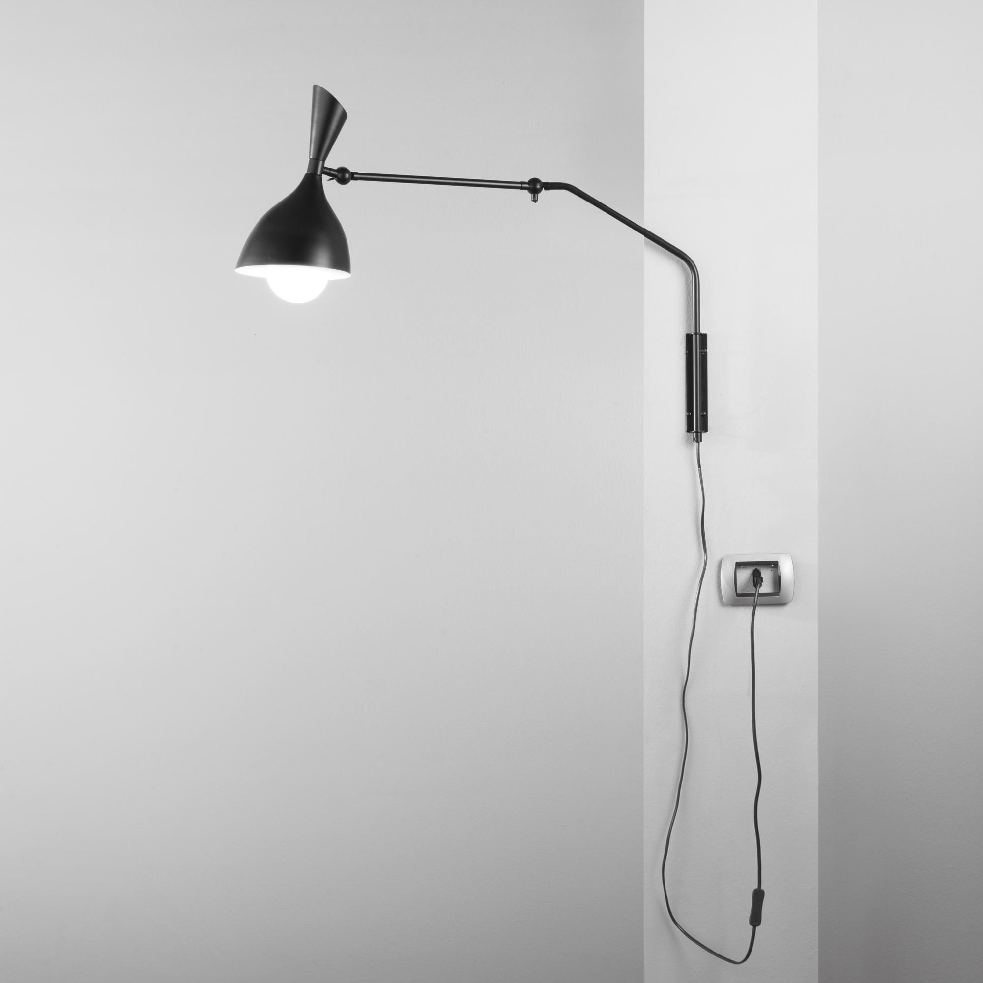 Sieninis šviestuvas MORGAN, juodas, 1xE27 - Image 2