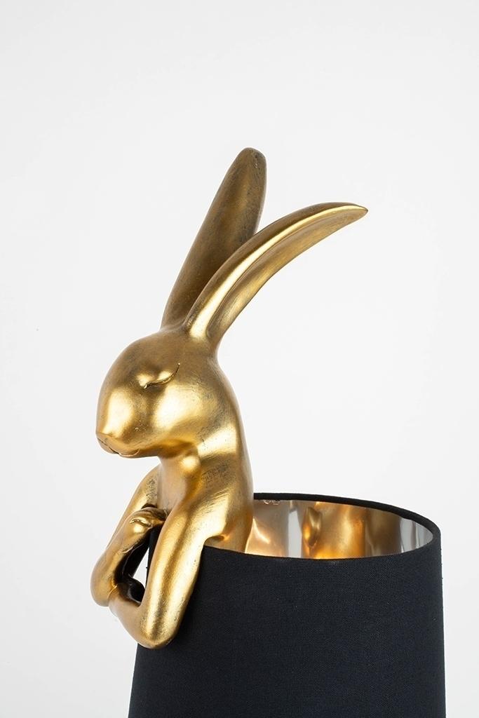 Stalo šviestuvas RABBIT, 50cm, E14, aukso/juodos sp. - Image 3
