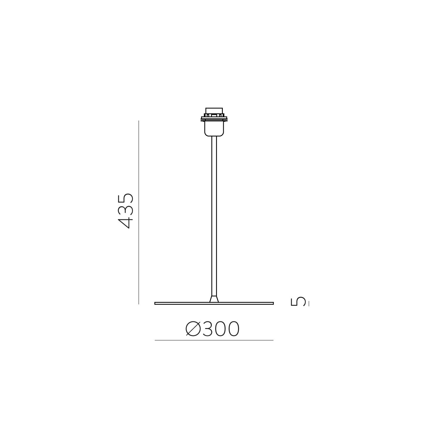 Stalo šviestuvas STILO, E27, juodas, be gaubto, S8202180NSP - Image 3